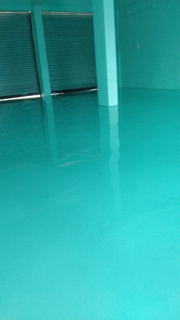 Epoxy flooring work by Y S Constrotech